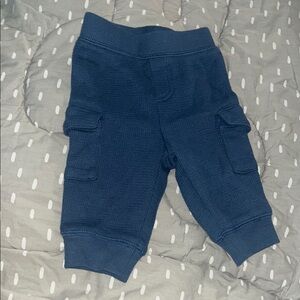 Navy Blue Kids Cargo Pants